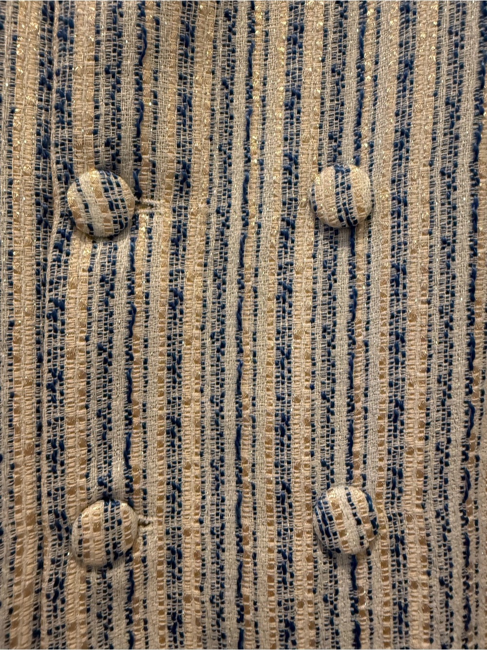 Tuckernuck Tweed striped Sleeveless Shift Dress in Blue and White - Picture 2 of 6